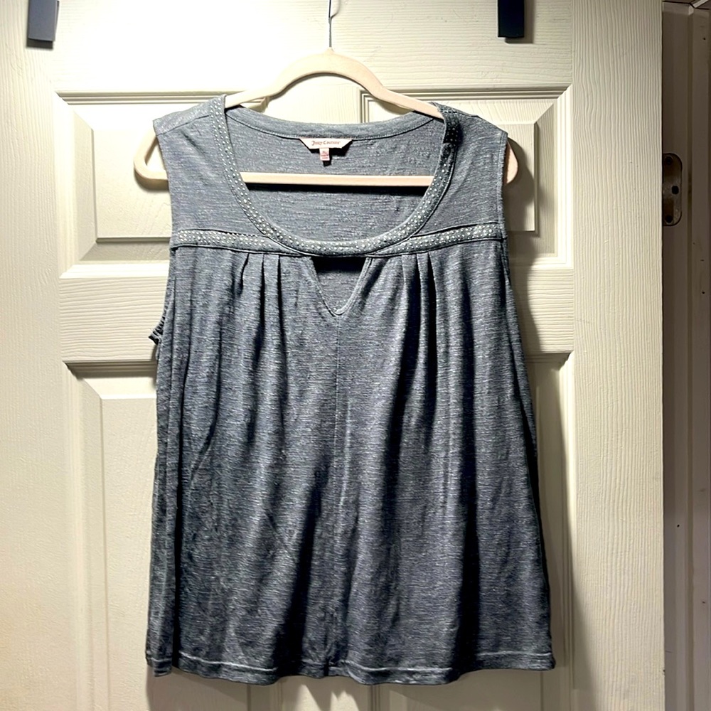 Juicy Couture smoke grey top
